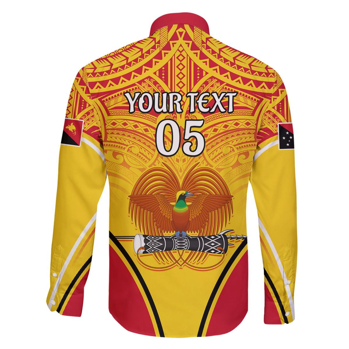 Custom Papua New Guinea Rugby Family Matching Off Shoulder Long Sleeve Dress and Hawaiian Shirt 2023 Pacific Championships The Kumuls LT05 - Polynesian Pride