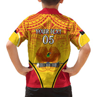 Custom Papua New Guinea Rugby Kid Hawaiian Shirt 2023 Pacific Championships The Kumuls LT05 - Polynesian Pride