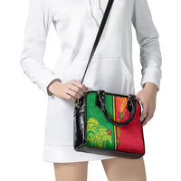 Vanuatu Happy Unity Day Shoulder Handbag Polynesian Plumeria LT05 - Polynesian Pride