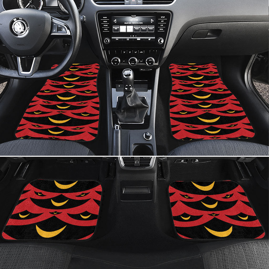 Hawaii Ahu Ula Inspired Car Mats Red Version LT05 Set 4pcs Red - Polynesian Pride