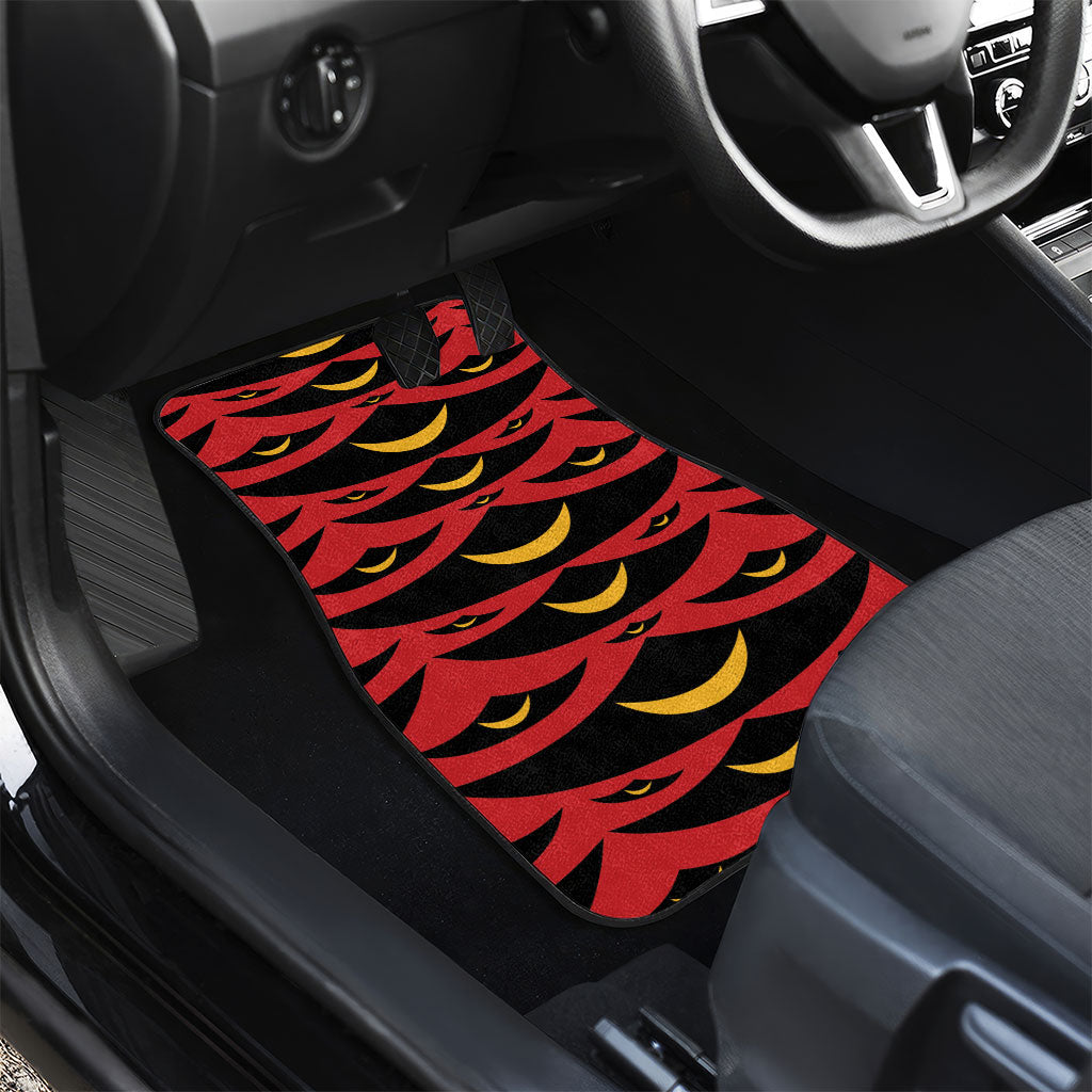 Hawaii Ahu Ula Inspired Car Mats Red Version LT05 - Polynesian Pride