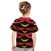 Hawaii Ahu Ula Inspired Kid T Shirt Red Version LT05 - Polynesian Pride