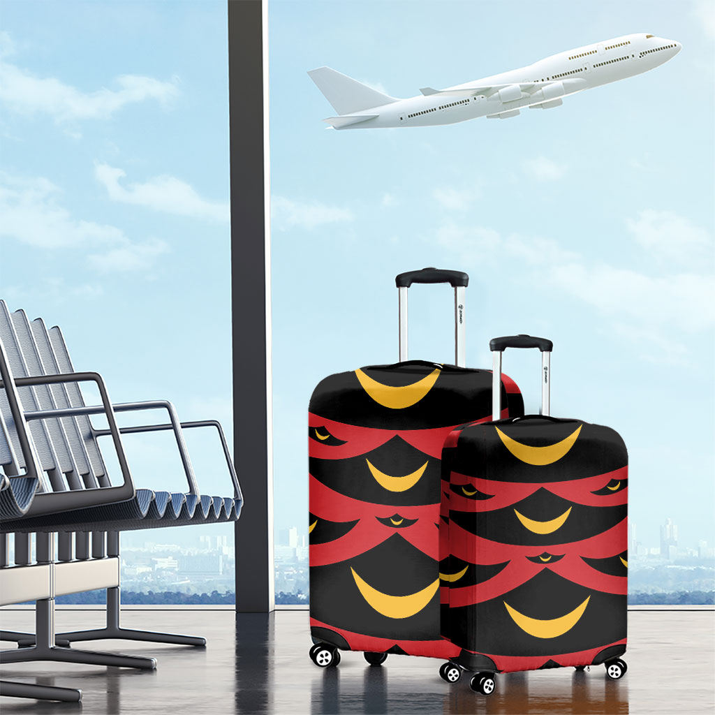 Hawaii Ahu Ula Inspired Luggage Cover Red Version LT05 - Polynesian Pride