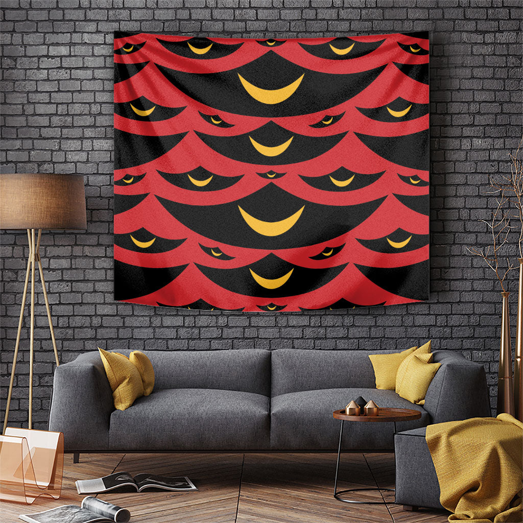 Hawaii Ahu Ula Inspired Tapestry Red Version LT05 Red - Polynesian Pride