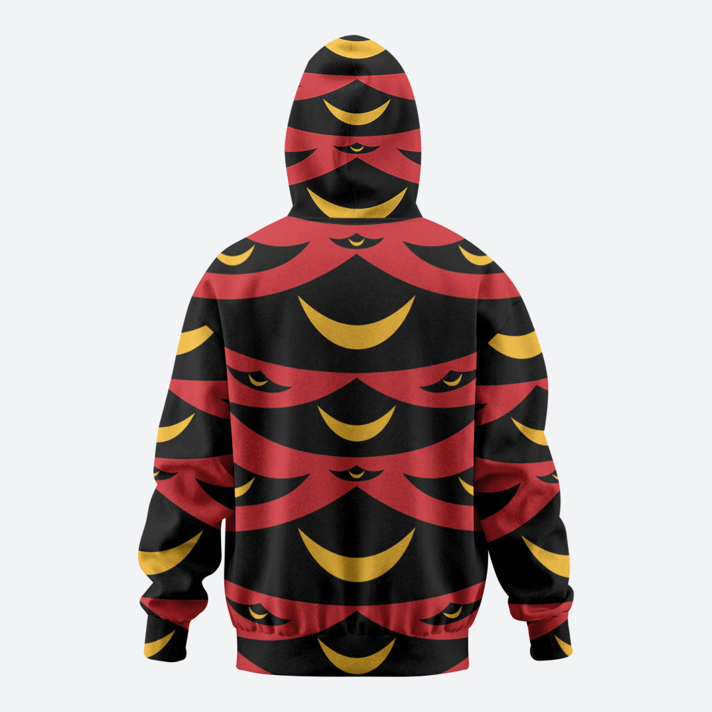 Hawaii Ahu Ula Inspired Zip Hoodie Red Version LT05 - Polynesian Pride
