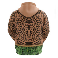 Hawaii Warrior Tattoo Inspired Hoodie Tropical Leaf Skirt Costume LT05 - Polynesian Pride
