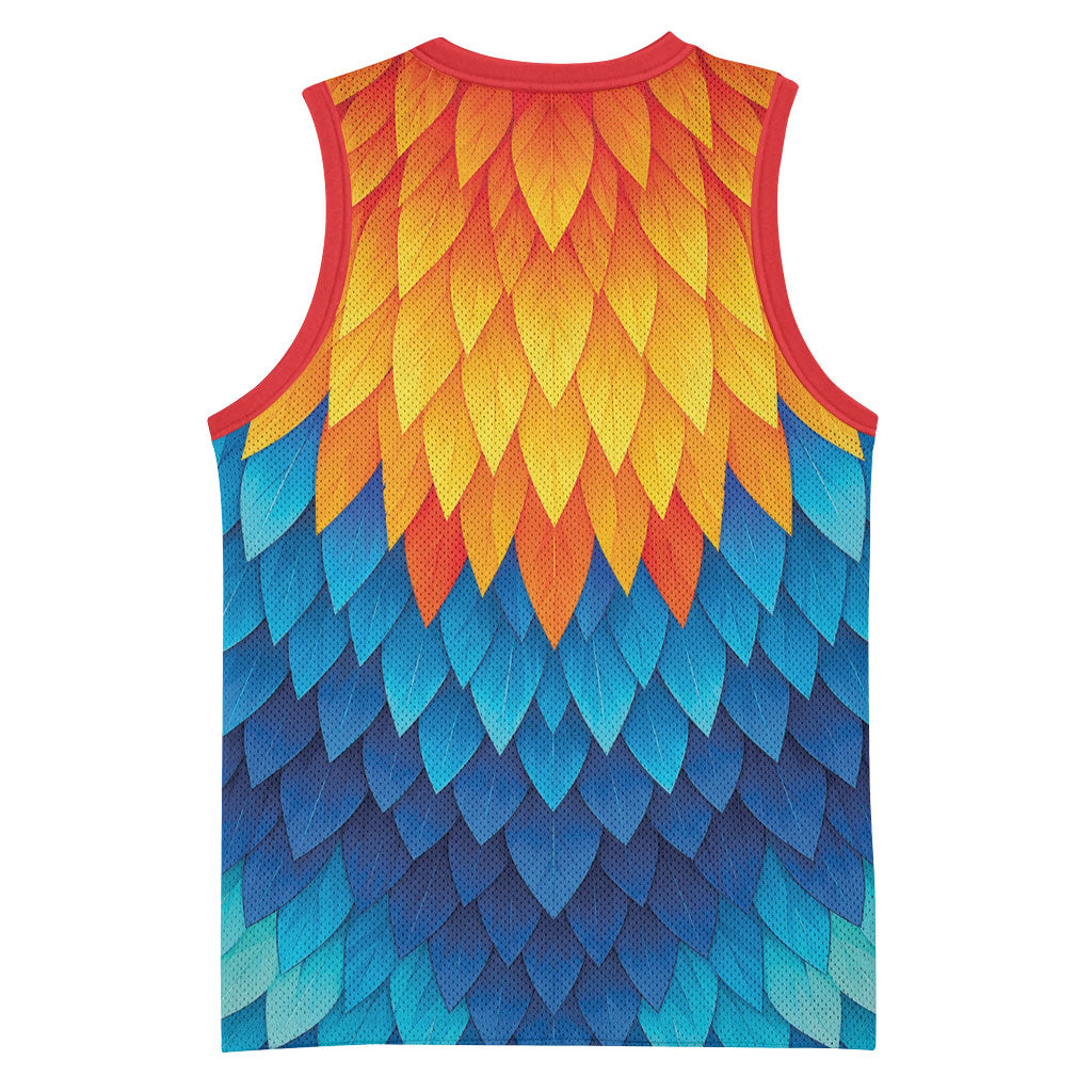 Polynesia Colorful Rooster Costume Basketball Jersey LT05 - Polynesian Pride