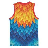 Polynesia Colorful Rooster Costume Basketball Jersey LT05 - Polynesian Pride