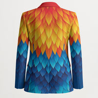 Polynesia Colorful Rooster Costume Blazer LT05 - Polynesian Pride