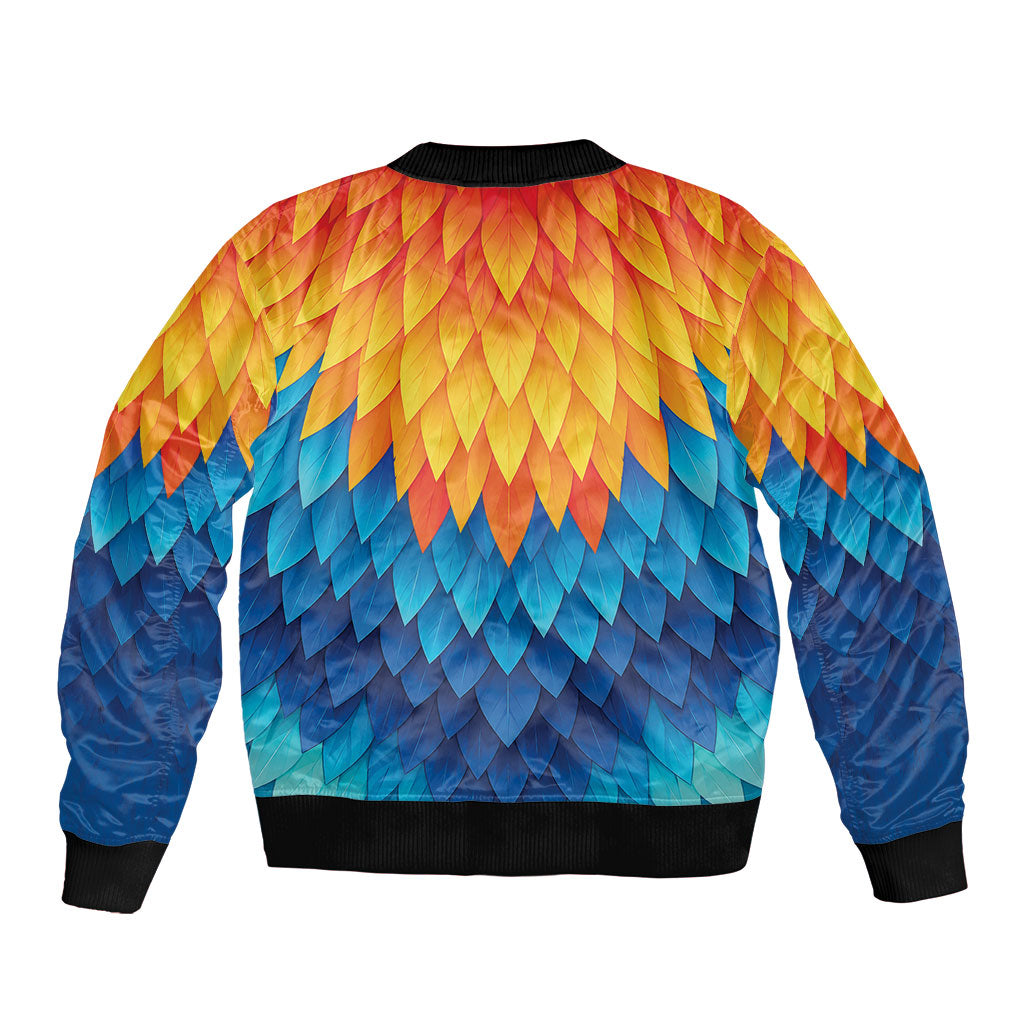 Polynesia Colorful Rooster Costume Bomber Jacket LT05 - Polynesian Pride