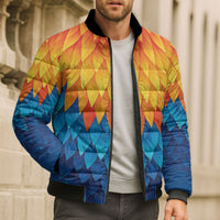 Polynesia Colorful Rooster Costume Bomber Puffer Jacket LT05 - Polynesian Pride