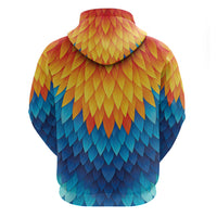Polynesia Colorful Rooster Costume Hoodie LT05 - Polynesian Pride