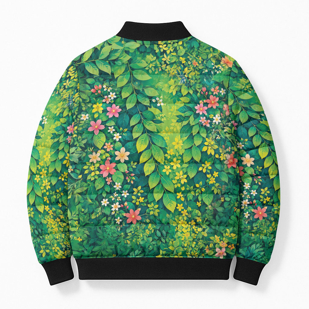 Polynesian Enchanted Mother Nature Costume Bomber Puffer Jacket LT05 - Polynesian Pride