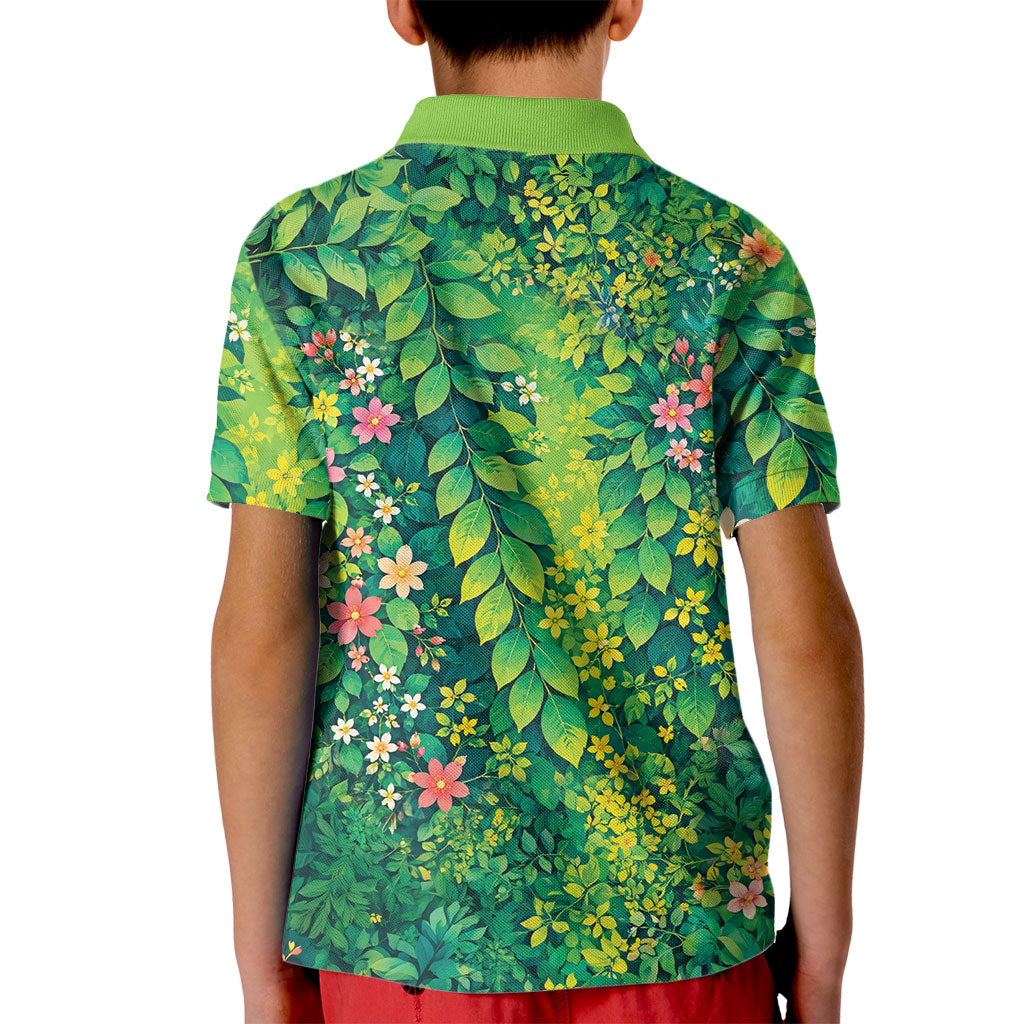 Polynesian Enchanted Mother Nature Costume Kid Polo Shirt
