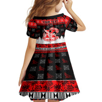 Custom Hawaii Kalani High School Christmas Family Matching Tank Maxi Dress and Hawaiian Shirt Tropical Santa Claus LT05 - Polynesian Pride