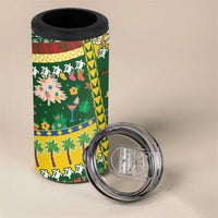 Solomon Islands Christmas 4 in 1 Can Cooler Tumbler Festive Beach Vibes LT05 - Polynesian Pride