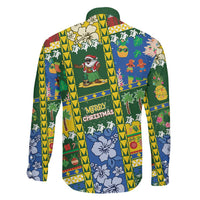 Solomon Islands Christmas Family Matching Summer Maxi Dress and Hawaiian Shirt Festive Beach Vibes LT05 - Polynesian Pride