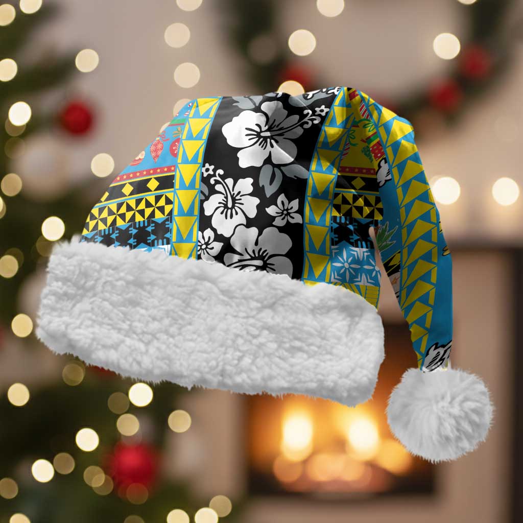 Tuvalu Christmas Santa Hat Festive Beach Vibes - Polynesian Pride