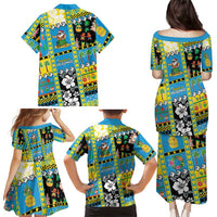 Tuvalu Christmas Family Matching Puletasi and Hawaiian Shirt Festive Beach Vibes LT05 - Polynesian Pride