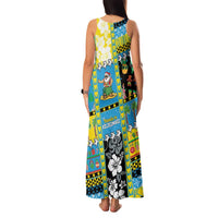 Tuvalu Christmas Family Matching Tank Maxi Dress and Hawaiian Shirt Festive Beach Vibes LT05 - Polynesian Pride