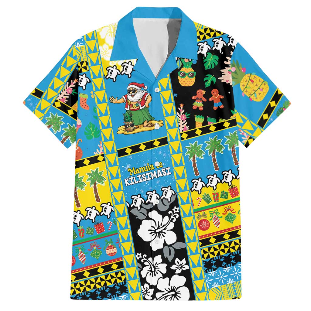 Tuvalu Christmas Hawaiian Shirt Festive Beach Vibes - Polynesian Pride