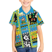Tuvalu Christmas Kid Hawaiian Shirt Festive Beach Vibes - Polynesian Pride