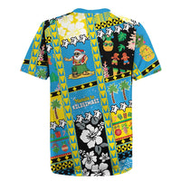 Tuvalu Christmas Rugby Jersey Festive Beach Vibes - Polynesian Pride