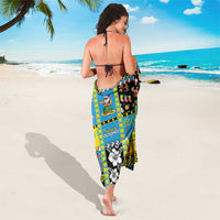 Tuvalu Christmas Sarong Festive Beach Vibes - Polynesian Pride