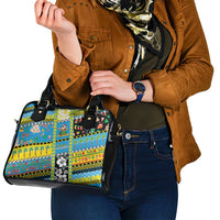 Tuvalu Christmas Shoulder Handbag Festive Beach Vibes - Polynesian Pride