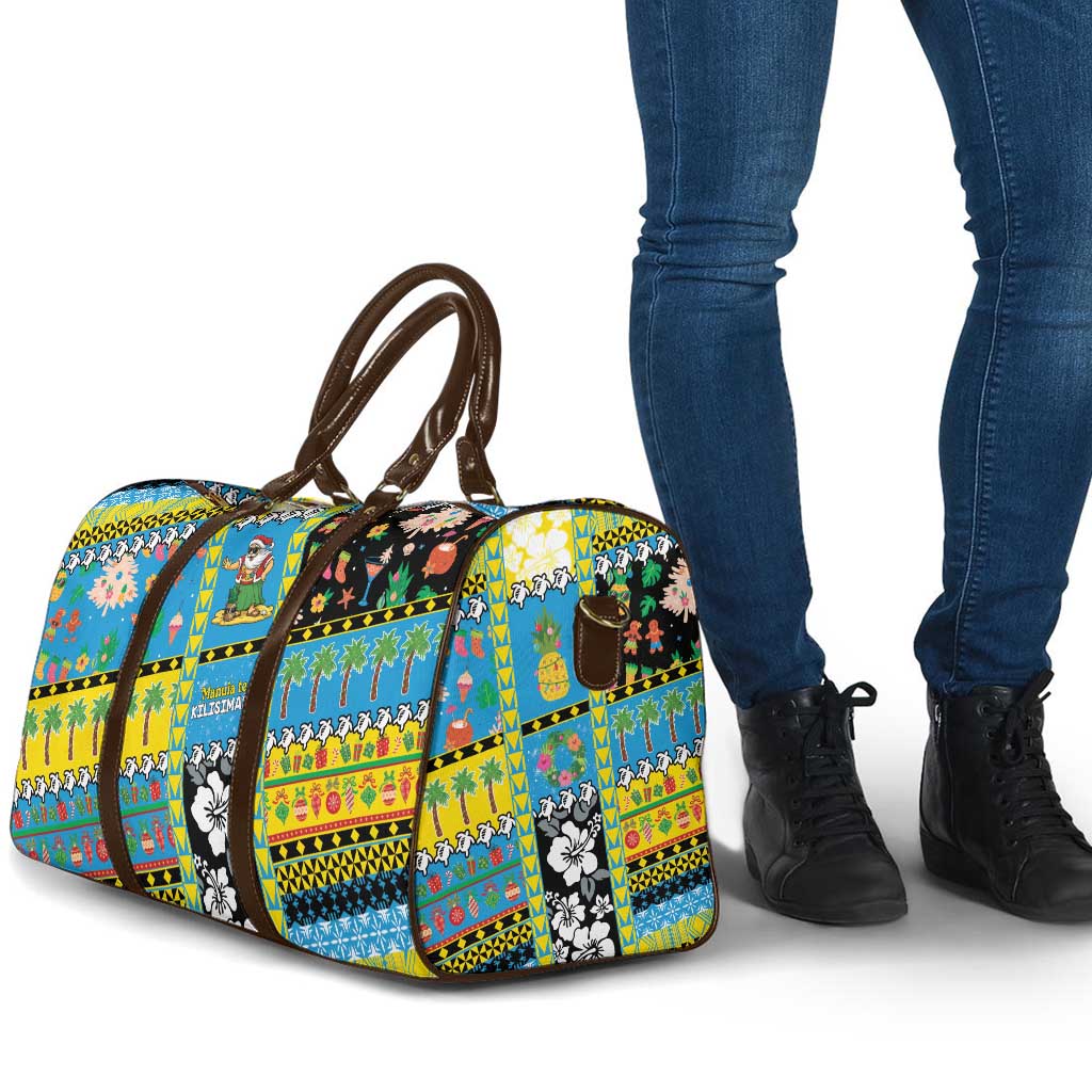 Tuvalu Christmas Travel Bag Festive Beach Vibes - Polynesian Pride