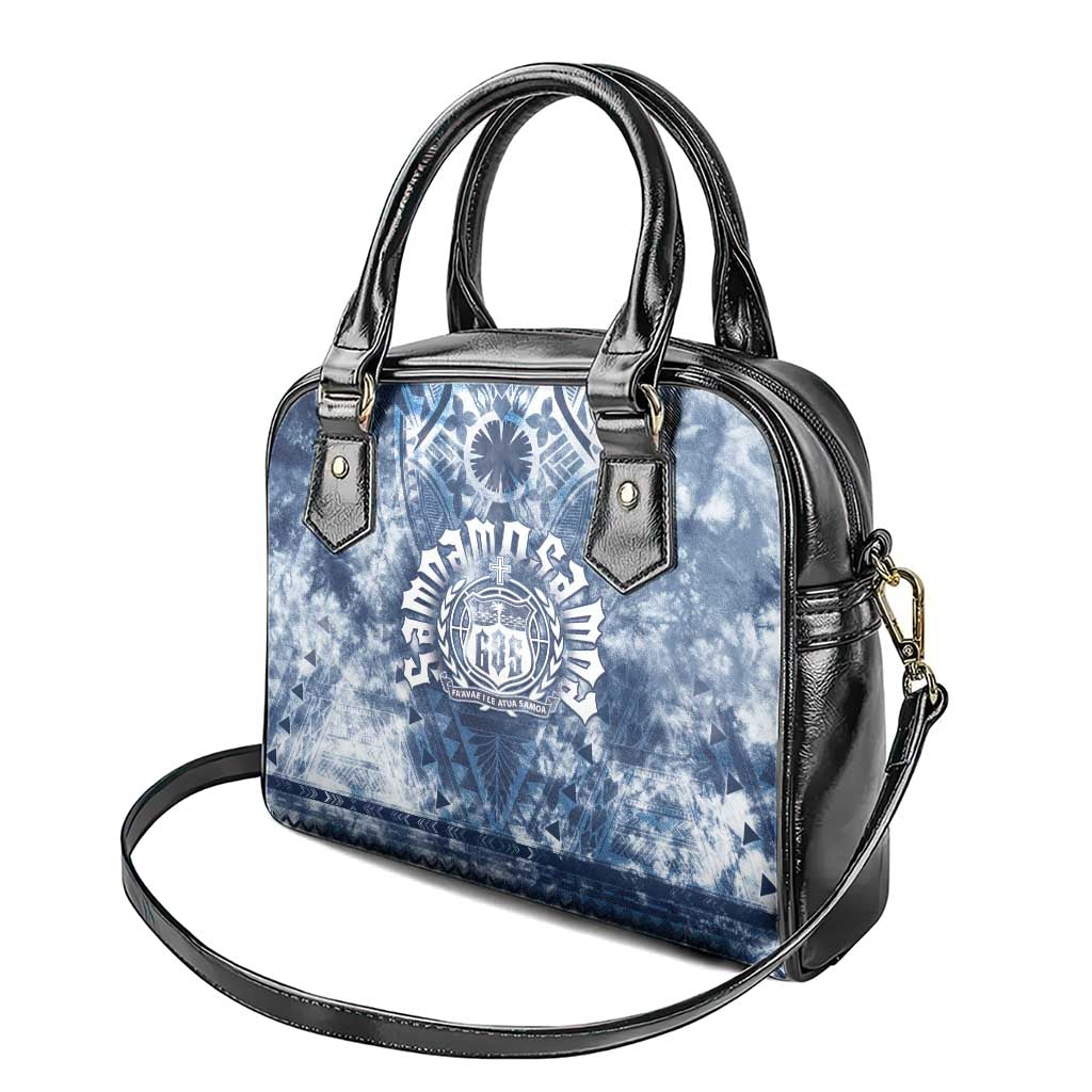 Samoa 685 Shoulder Handbag Polynesian Pattern Tie Dye Style
