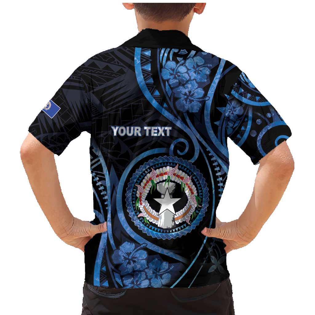 Personalized Northern Mariana Islands Family Matching Mermaid Dress and Hawaiian Shirt Ocean Floral Pattern LT05 - Polynesian Pride