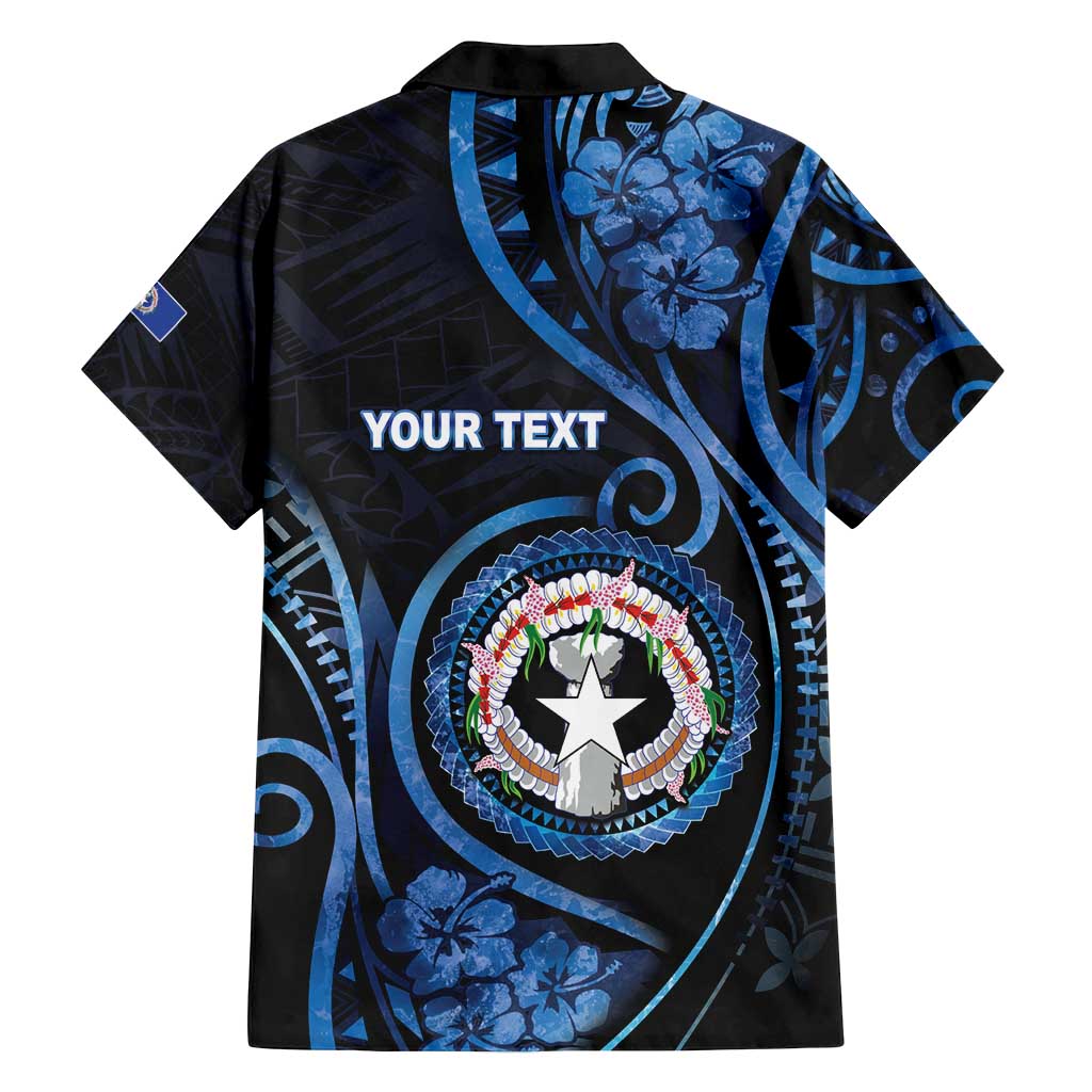 Personalized Northern Mariana Islands Family Matching Off Shoulder Short Dress and Hawaiian Shirt Ocean Floral Pattern LT05 - Polynesian Pride
