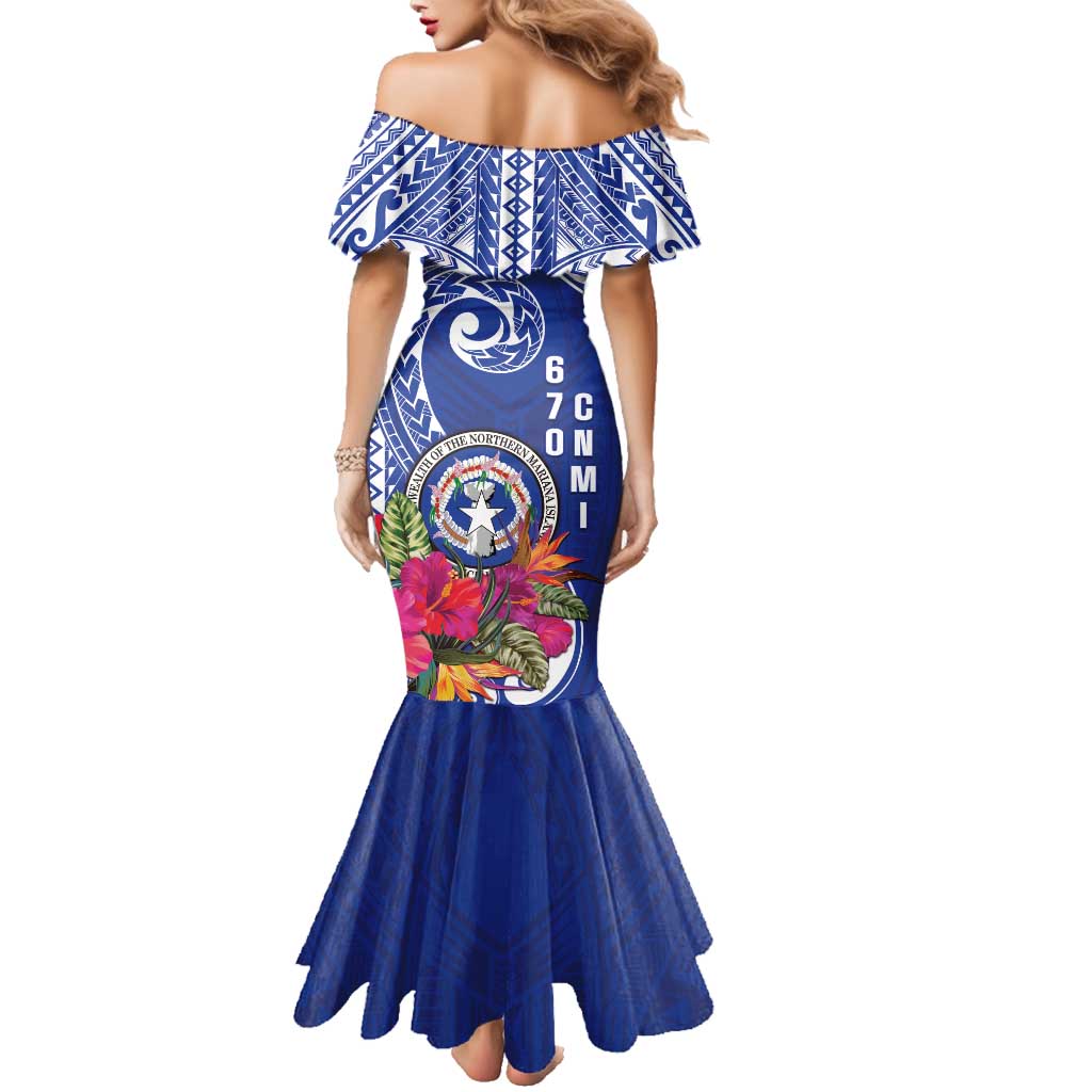 Hafa Adai Northern Mariana Islands Family Matching Mermaid Dress and Hawaiian Shirt Polynesian Tribal Pattern LT05 - Polynesian Pride