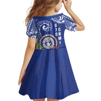 Hafa Adai Northern Mariana Islands Family Matching Off Shoulder Maxi Dress and Hawaiian Shirt Polynesian Tribal Pattern LT05 - Polynesian Pride