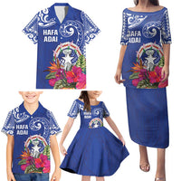 Hafa Adai Northern Mariana Islands Family Matching Puletasi and Hawaiian Shirt Polynesian Tribal Pattern LT05 - Polynesian Pride