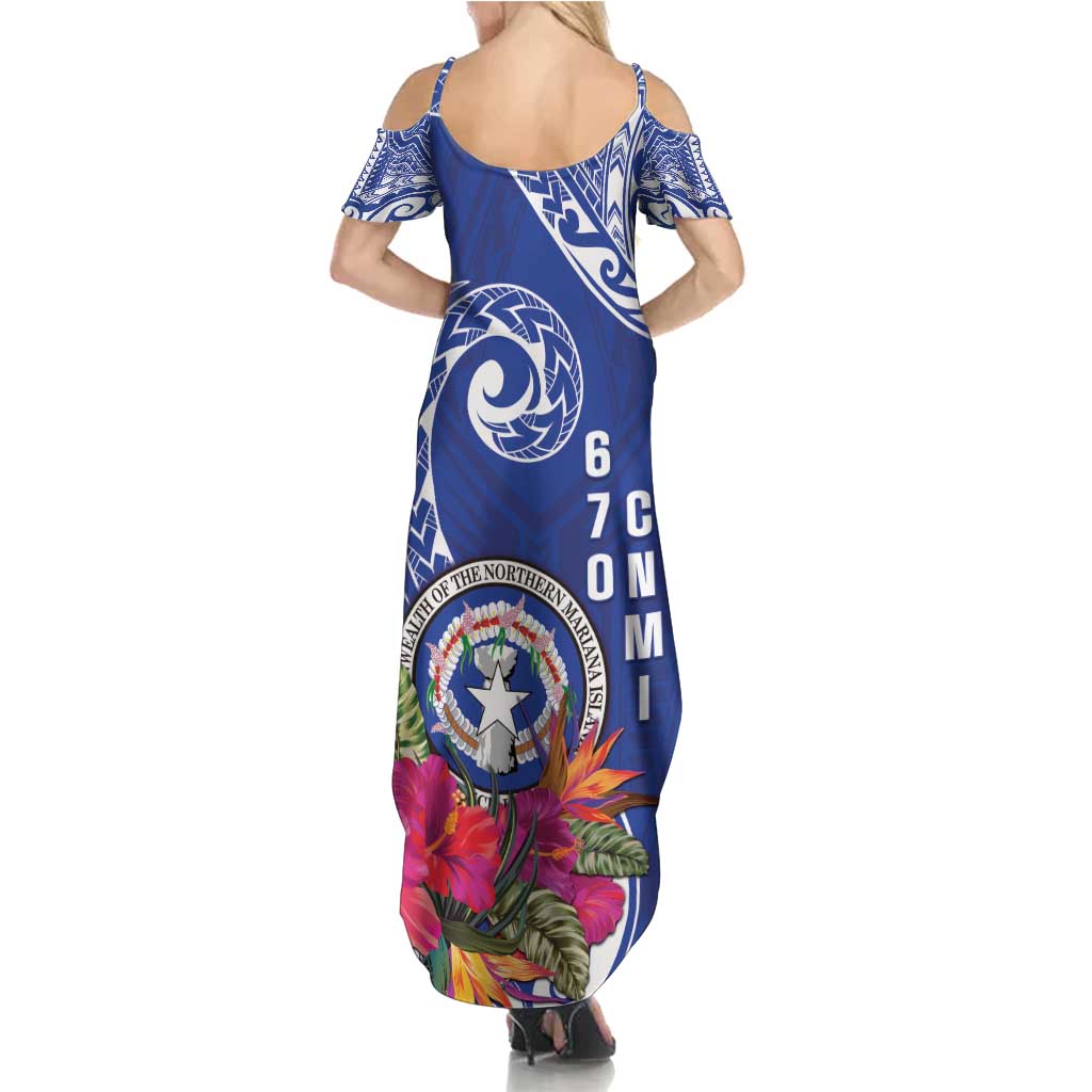 Hafa Adai Northern Mariana Islands Family Matching Summer Maxi Dress and Hawaiian Shirt Polynesian Tribal Pattern LT05 - Polynesian Pride