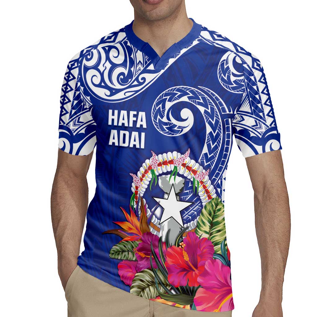 Hafa Adai Northern Mariana Islands Rugby Jersey Polynesian Tribal Pattern LT05 - Polynesian Pride