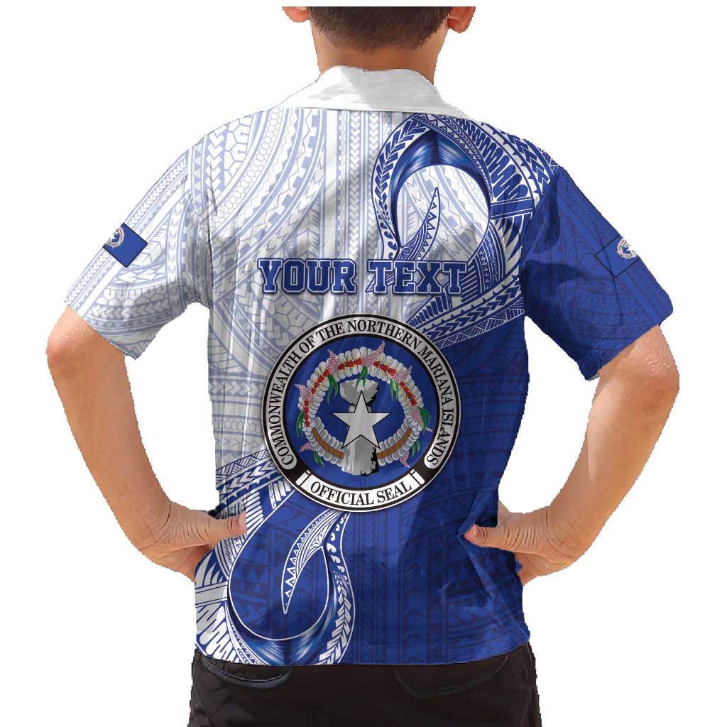 Personalized Northern Mariana Islands Family Matching Mermaid Dress and Hawaiian Shirt CNMI Seal LT05 - Polynesian Pride
