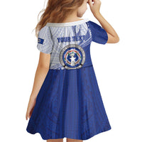 Personalized Northern Mariana Islands Family Matching Off Shoulder Short Dress and Hawaiian Shirt CNMI Seal LT05 - Polynesian Pride