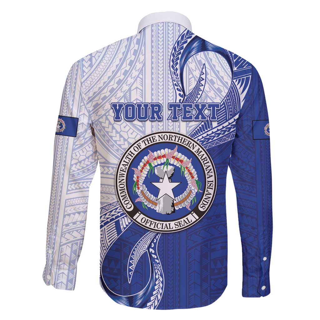 Personalized Northern Mariana Islands Family Matching Tank Maxi Dress and Hawaiian Shirt CNMI Seal LT05 - Polynesian Pride