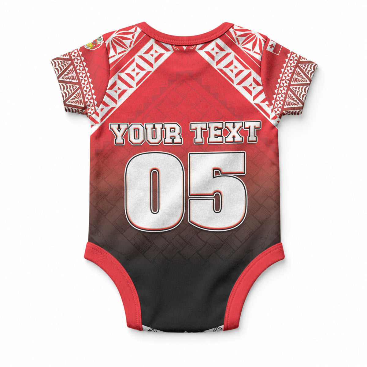 Custom Rugby Tonga MMT Baby Onesie Mana O Tonga LT05 - Polynesian Pride