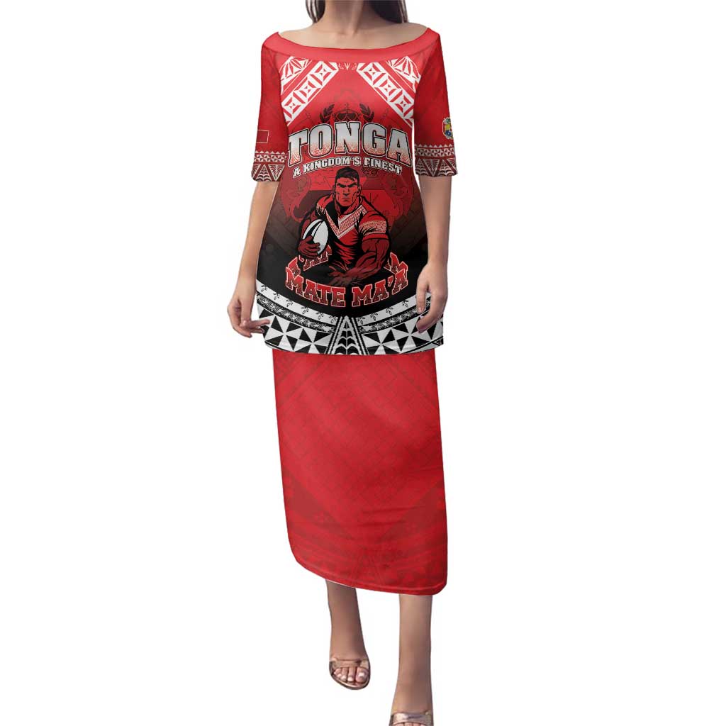 Custom Rugby Tonga MMT Family Matching Puletasi and Hawaiian Shirt Mana O Tonga - Polynesian Pride