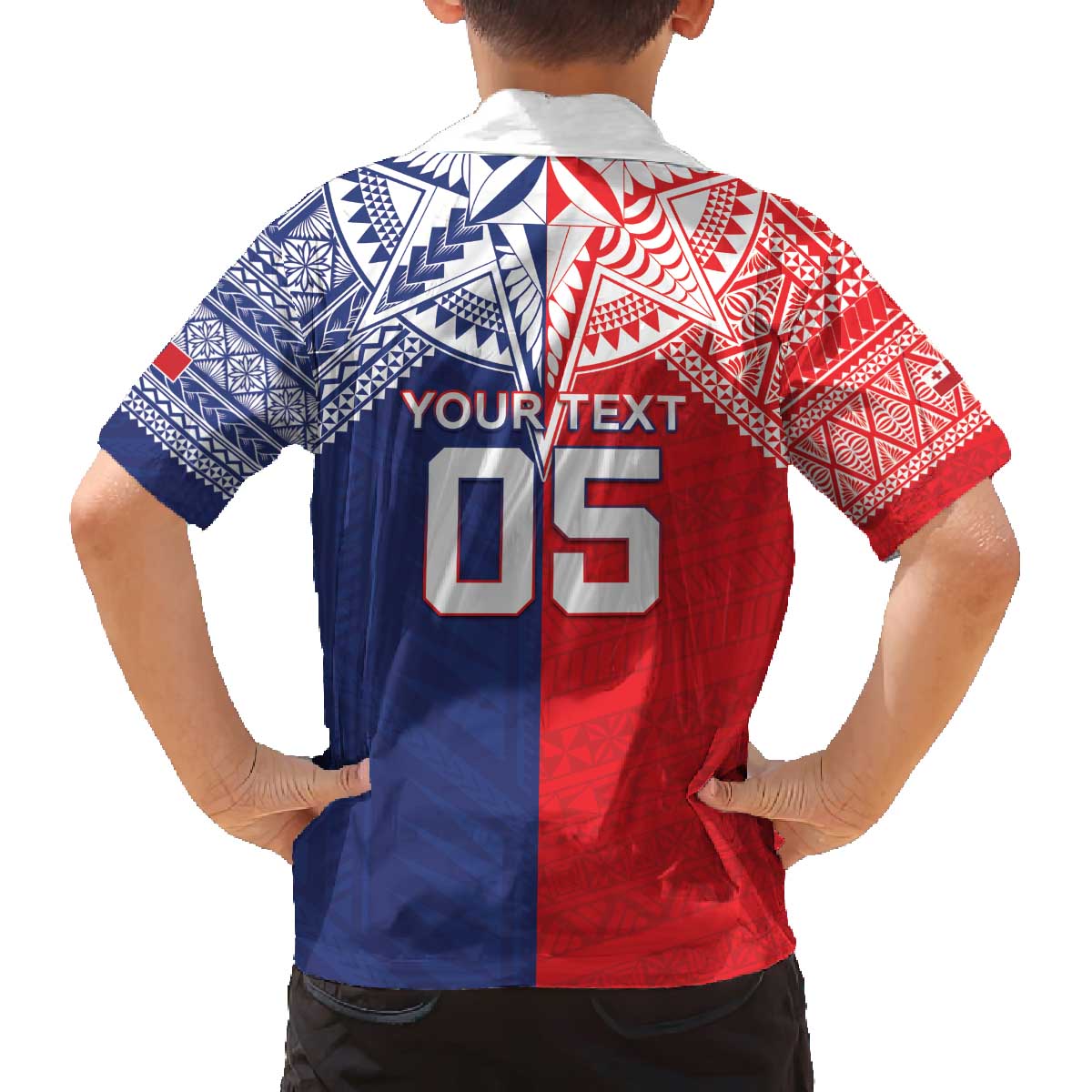 Custom Rugby Samoa And Tonga Family Matching Off The Shoulder Long Sleeve Dress and Hawaiian Shirt Toa Samoa With Mate Maa LT05 - Polynesian Pride