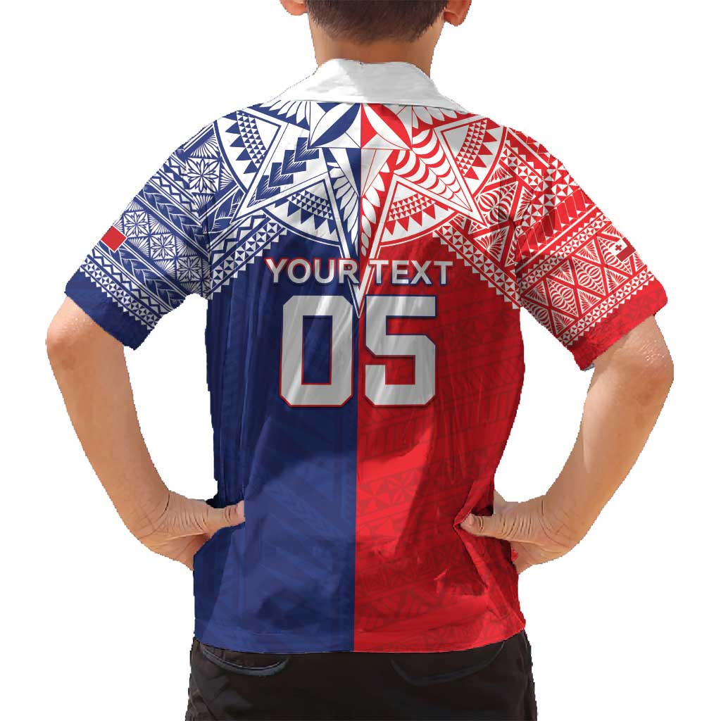 Custom Rugby Samoa And Tonga Family Matching Puletasi and Hawaiian Shirt Toa Samoa With Mate Maa - Polynesian Pride