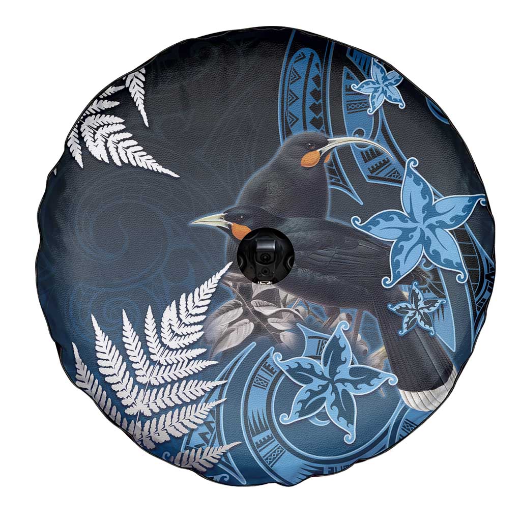 New Zealand Huia Bird Spare Tire Cover Aotearoa Maori Pattern LT05 - Polynesian Pride