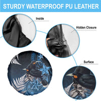 New Zealand Huia Bird Spare Tire Cover Aotearoa Maori Pattern LT05 - Polynesian Pride
