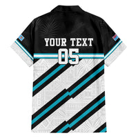 Custom Fiji Rugby Family Matching Short Sleeve Bodycon Dress and Hawaiian Shirt Fijian 7s With Tapa Pattern LT05 - Polynesian Pride