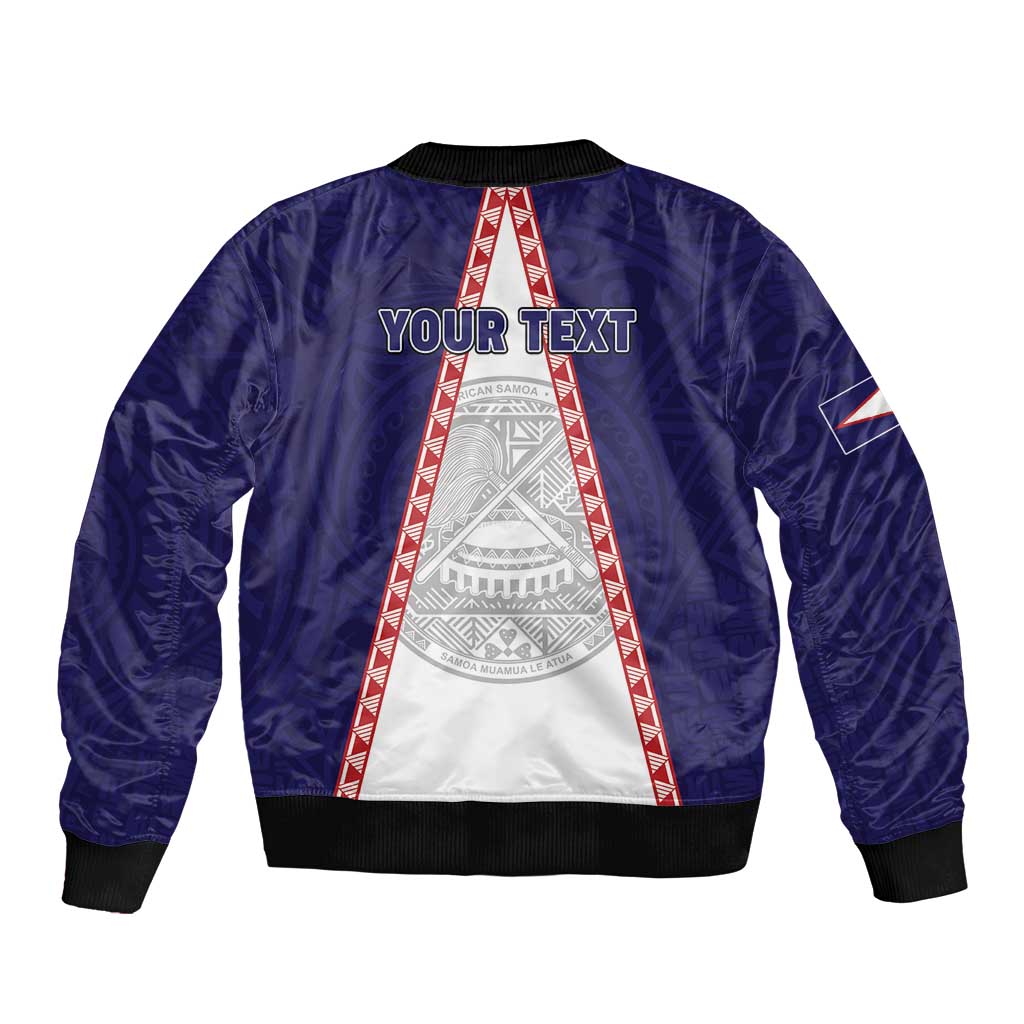 Personalised American Samoa Flag Day Bomber Jacket Flag Style