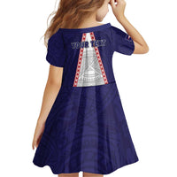 Personalised American Samoa Flag Day Family Matching Off Shoulder Short Dress and Hawaiian Shirt Flag Style LT05 - Polynesian Pride